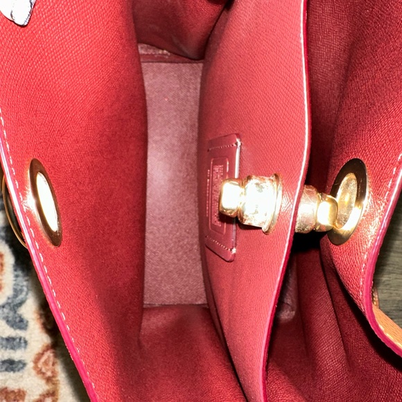 Coach Charlie Leather Bucket Bag - Picture 6 of 7